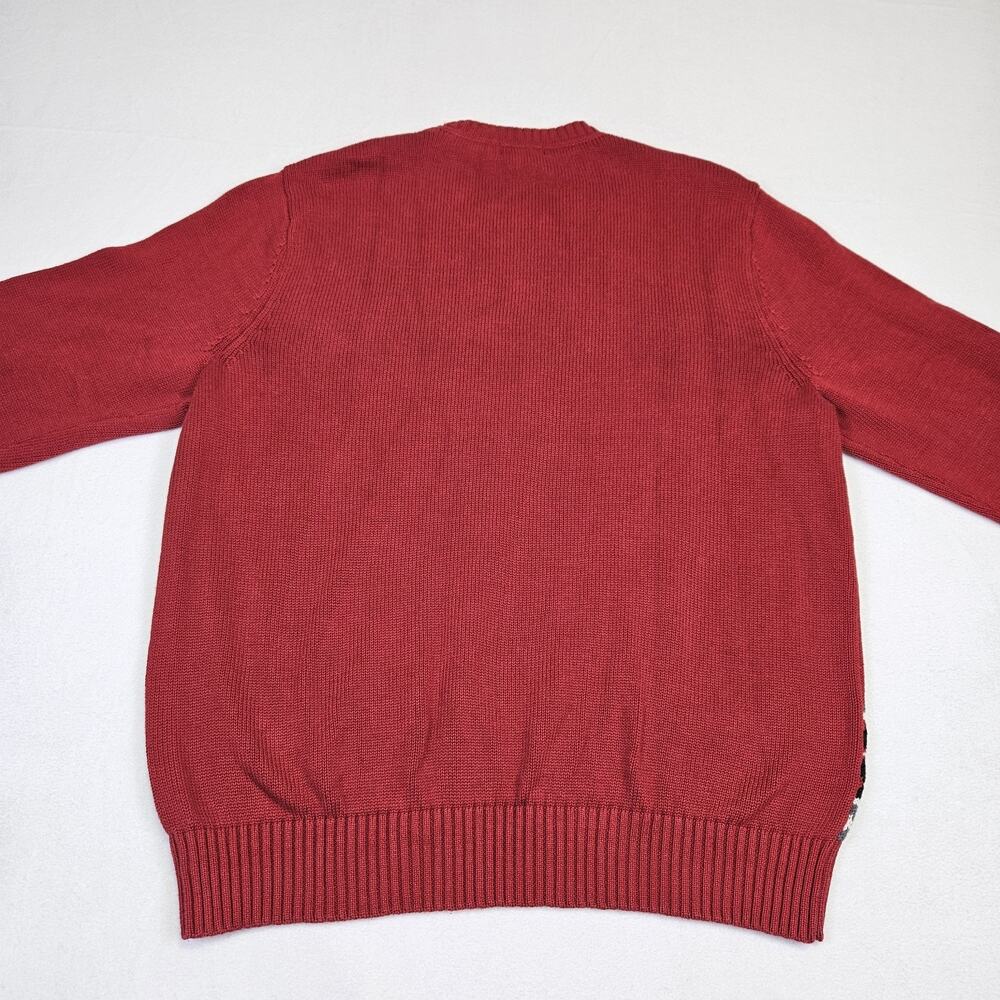 Y2K Dockers Men XL Nordic Fair Isle Sweater Winter Crew Neck Long Sleeve Holiday - Picture 7 of 12